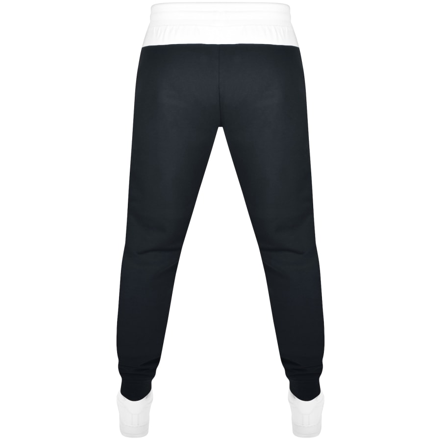 EA7 Emporio Armani Logo Jogging Bottoms Navy Mainline Menswear Denmark